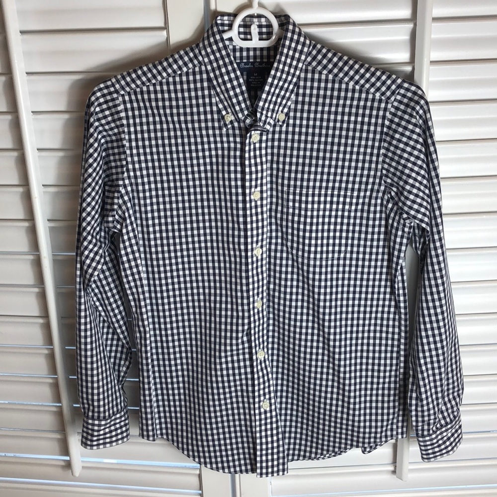 Brooks Brothers Black and White Shirt